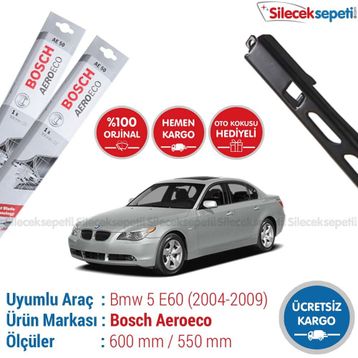 Bosch Aeroeco Bmw E60 2004-2009 Silecek Takımı