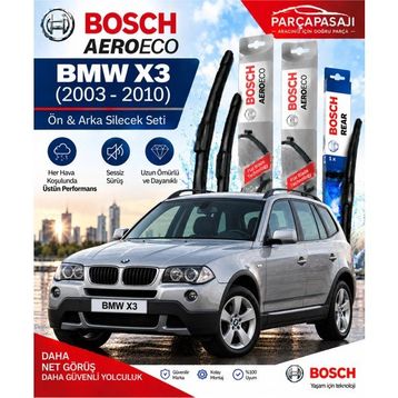 Bosch Aeroeco Bmw X3 2003-2010 Ön Arka Silecek