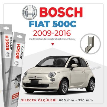 Bosch Aeroeco Fiat 500C 2009-2016 Muz Silecek Takımı