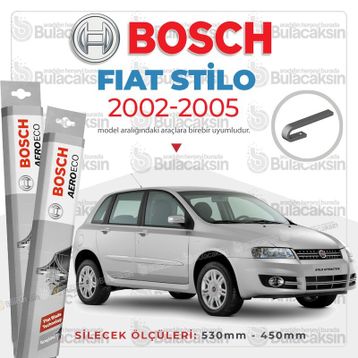 Bosch Aeroeco Fiat Stilo 2002-2005 Ön Muz Silecek Takımı