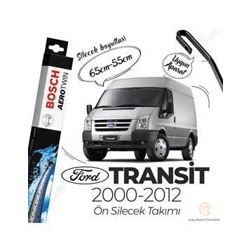 Bosch Aeroeco Ford Transit 2000-2012 Ön Muz Silecek Takımı
