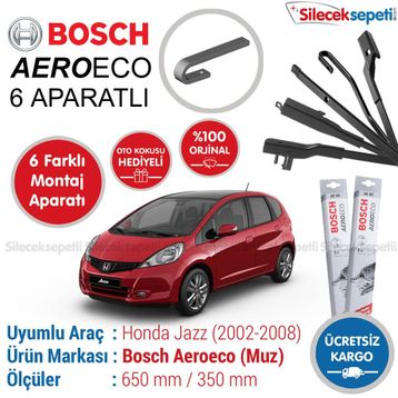 Bosch Aeroeco Honda Jazz 2009-2014 Muz Silecek Takımı