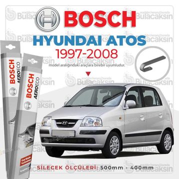 Bosch Aeroeco Hyundai Atos 1997-2008 Ön Muz Silecek Takımı
