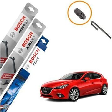 Bosch Aeroeco Mazda 3 Hatchback 2014-2016 Ön Arka Silecek