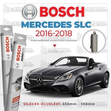 Bosch Aeroeco Mercedes SLC 2016-2018 Uyumlu Muz Silecek Takımı