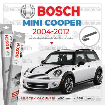 Bosch Aeroeco Mini Cooper 2004 2012 Muz Silecek Takımı
