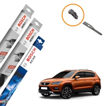 Bosch Aeroeco Seat Ateca 2016-2020 Ön Arka Silecek