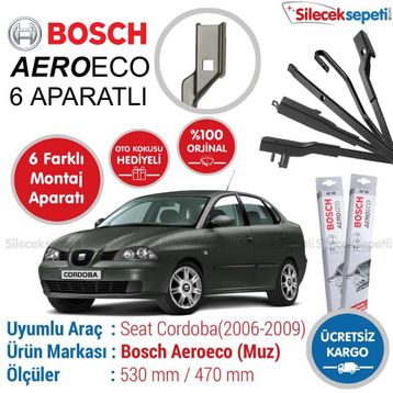 Bosch Aeroeco Seat Cordoba 2006-2009 Muz Silecek Takımı