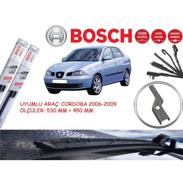 Bosch Aeroeco Seat Cordoba 2006-2009 Muz Silecek Takımı