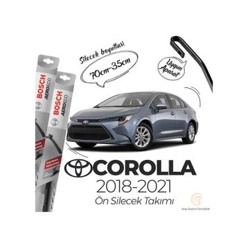 Bosch Aeroeco Toyota Corolla 2018-2021 Uyumlu Muz Silecek Takımı