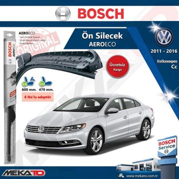 Bosch Aeroeco Volkswagen CC 2011-2016 Ön Silecek Takımı