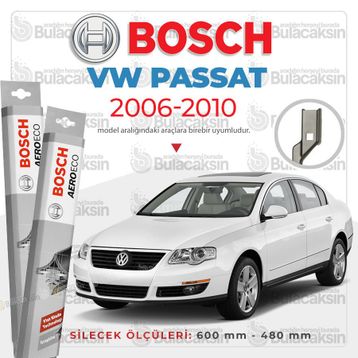 Bosch Aeroeco Volkswagen Passat 2006-2010 Muz Silecek Takımı