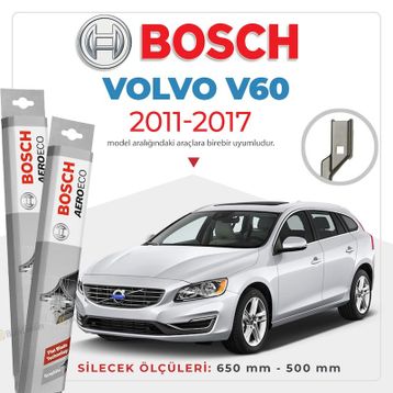 Bosch Aeroeco Volvo V60 2011-2017 Muz Silecek Takımı