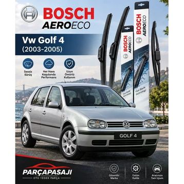 Bosch Aeroeco VW Golf 4 2003-2005 Ön Arka Silecek