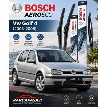 Bosch Aeroeco VW Golf 4 2003-2005 Ön Arka Silecek