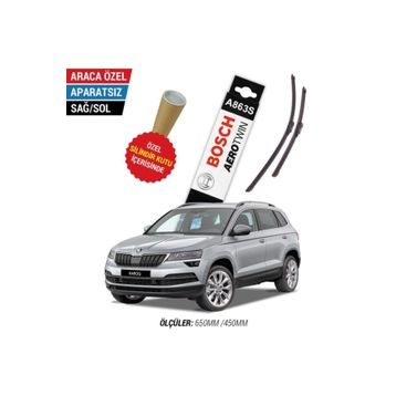 Bosch Aerotwin A863S Skoda Karoq 2018-2021 Silecek Takımı
