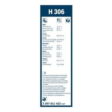Bosch Aerotwin Arka Muz Tipi Silecek