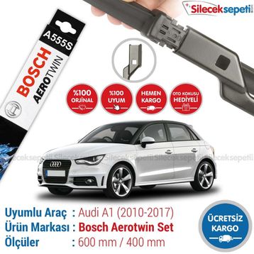Bosch Aerotwin Audi A1 2010-2017 Silecek Takımı