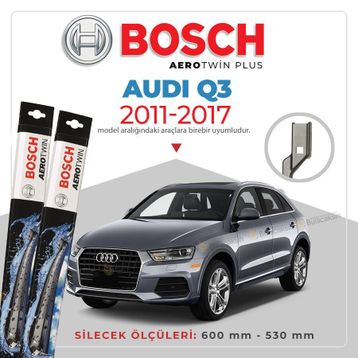 Bosch Aerotwin Audi Q3 2011-2017 Uyumlu Muz Silecek Takımı
