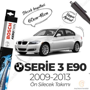 Bosch Aerotwin BMW E90 2009-2013 Silecek Takımı