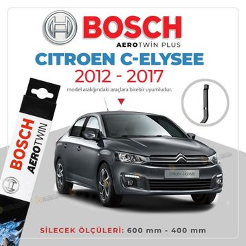 Bosch Aerotwin Citroen C-Elysee 2012-2017 Muz Silecek Takımı