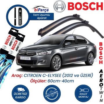 Bosch Aerotwin Citroen C-Elysee 2012-2017 Muz Silecek Takımı