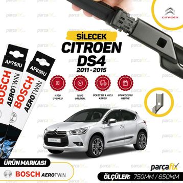 Bosch Aerotwin Citroen DS4 2011-2015 Silecek Takımı