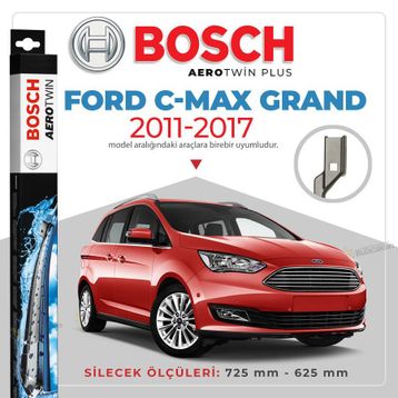 Bosch Aerotwin Ford Grand C-Max 2011-2017 Uyumlu Muz Silecek Takımı