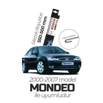 Bosch Aerotwin Ford Mondeo 2000-2007 Uyumlu Muz Silecek Takımı