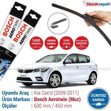Bosch Aerotwin Kia Ceed 2009-2011 Silecek Takımı