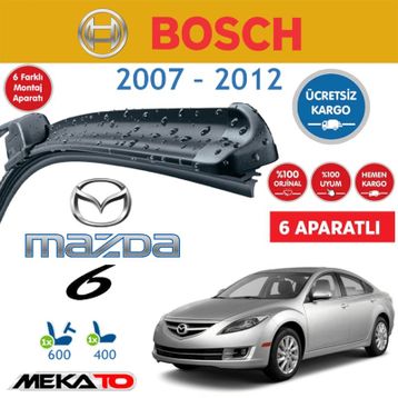Bosch Aerotwin Mazda 6 Sedan 2007-2012 Silecek Takımı