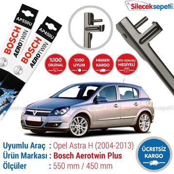 Bosch Aerotwin Opel Astra H 2004-2013 Silecek Seti