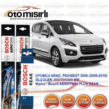 Bosch Aerotwin Peugeot 3008 Silecek Seti