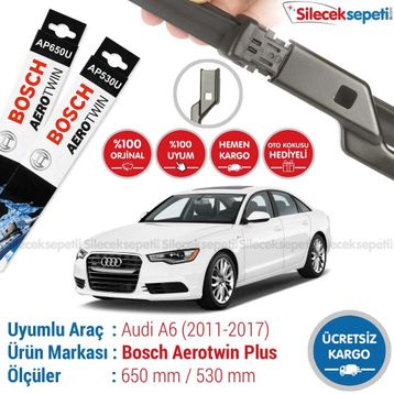 Bosch Aerotwin Plus Audi A6 2011-2017 Silecek Takımı