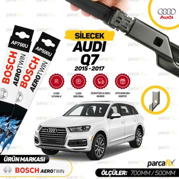 Bosch Aerotwin Plus Audi Q7 2015-2017 Silecek Takımı