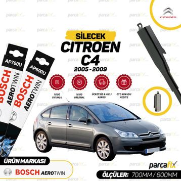 Bosch Aerotwin Plus Citroen C4 2005-2009 Silecek Takımı