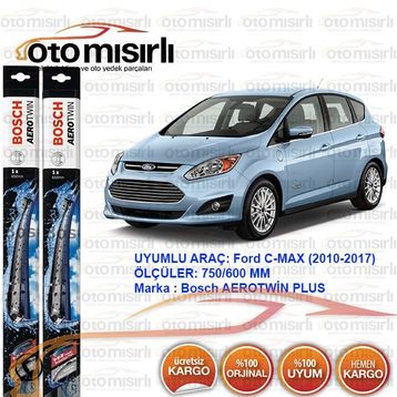 Bosch Aerotwin Plus Ford C-Max 2010-2017 Silecek Takımı