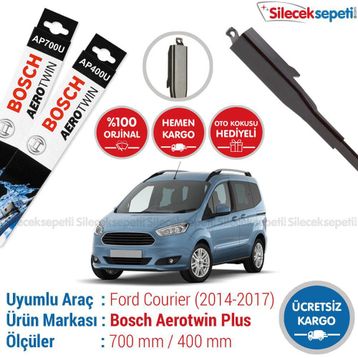 Bosch Aerotwin Plus Ford Tourneo Courier 2014-2017 Silecek Seti