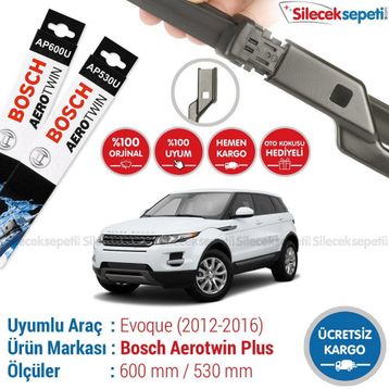 Bosch Aerotwin Range Rover Evoque 2012-2015 Silecek Seti