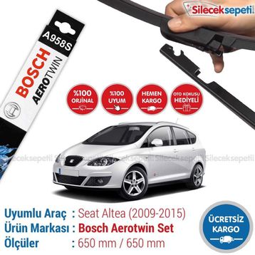 Bosch Aerotwin Seat Altea 2009-2015 Silecek Takımı