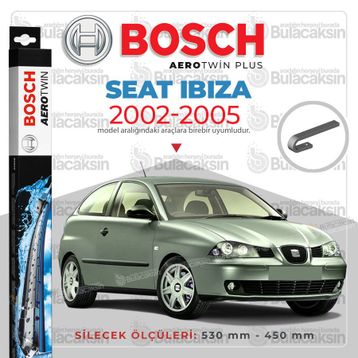 Bosch Aerotwin Seat İbiza 2002-2005 Muz Silecek Takımı