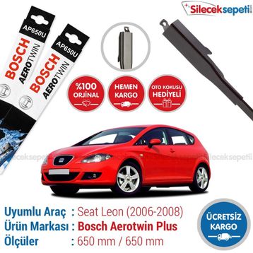 Bosch Aerotwin Seat Leon 2006-2008 Silecek Takımı