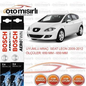 Bosch Aerotwin Seat Leon 2009-2012 Muz Silecek Takımı