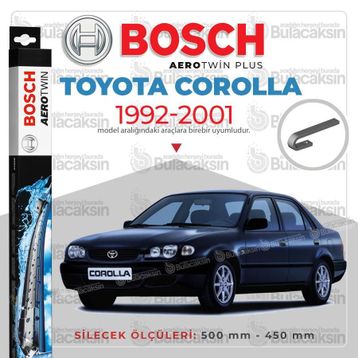 Bosch Aerotwin Toyota Corolla 1992-2001 Muz Silecek Takımı
