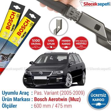 Bosch Aerotwin Volkswagen Passat Variant 2006-2011 Silecek