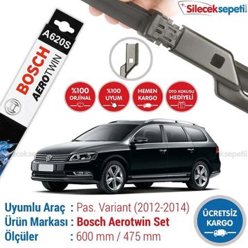 Bosch Aerotwin Volkswagen Passat Variant 2012-2014 Silecek
