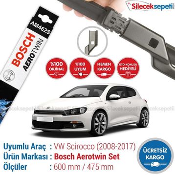 Bosch Aerotwin Vw Scirocco 2008-2017 Ön Muz Silecek Takımı