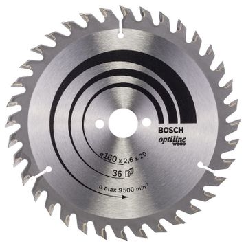 Bosch Ahşap 160x20/16mm Daire Testere Diski