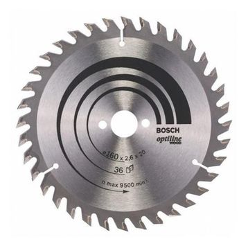 Bosch Ahşap 160x20/16mm Daire Testere Diski