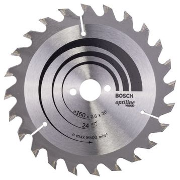 Bosch Ahşap 160x20/16mm Daire Testere Diski